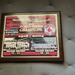 Boston Red Sox Plaque 