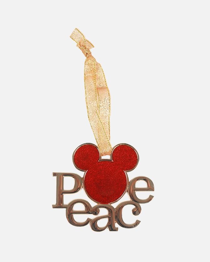 Disney Mickey Mouse Peace Holiday Ornament
NWT