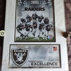 2005 Raiders Roster And Dresser Knobs