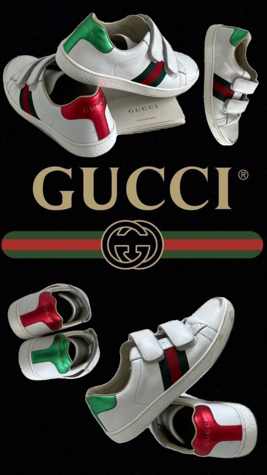 Ten Gucci Ace Leather Sneaker