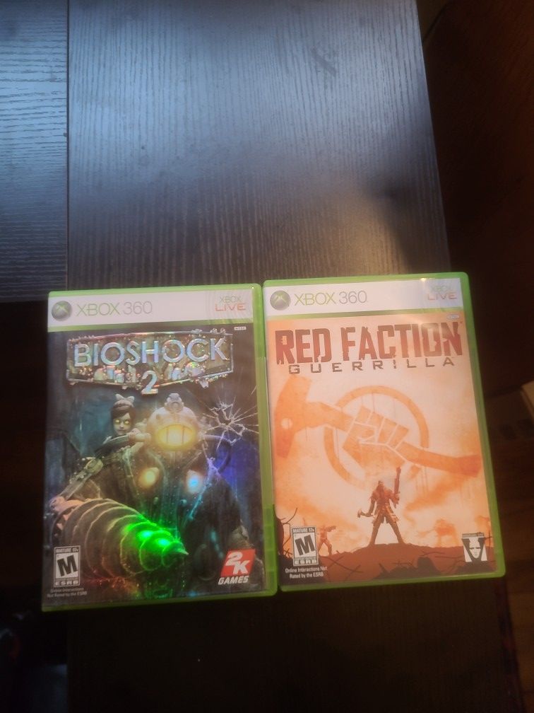 Bioshock 2 & Red Faction Guerilla for Xbox 360