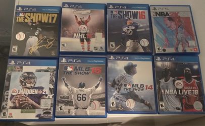 PS4/PS5 Sports Games Bundle – Lot of 8