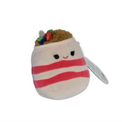 Kellytoy Squishmallows Zosia The Yogurt Parfait Plush 5" Stuffed Animal NWT