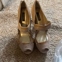 Tan High Heel Sandal