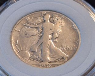 1918 walking liberty half dollar
