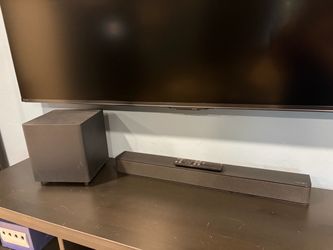 Vizio Soundbar and Subwoofer