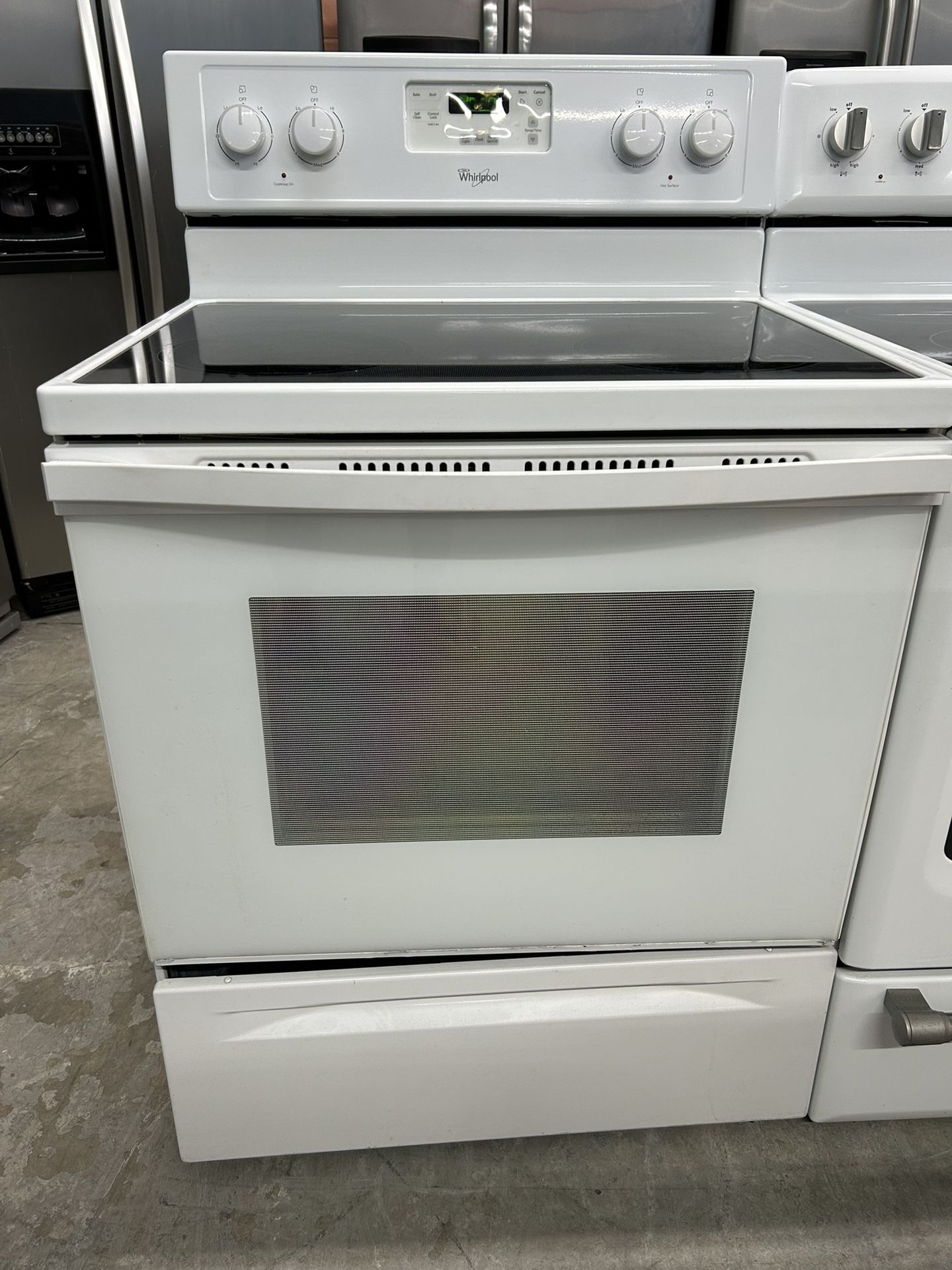 Whirlpool Glass Top Stove