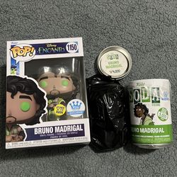 Disney Encanto Bruno Madrigal Glow In The Dark Funko Pop & Funko Soda