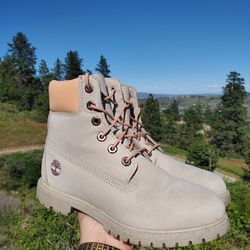 Timberland Limited Edition Ice Cream Rose Gold Waterproof Womens Leather Boots Size 7.5 