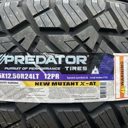 35x12.50R24. PREDATOR TIRES XAT
