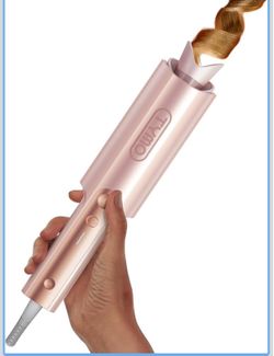 TYMO CurlPro Plus Automatic Rotating Curling Iron - Upgraded Long Barrel Curling Wand for Long Hair, Ceramic Hair Curler for Women, Anti-Scald, 600M I