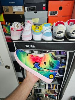 Air Jordan high x J Balvin colores