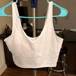 White crop top