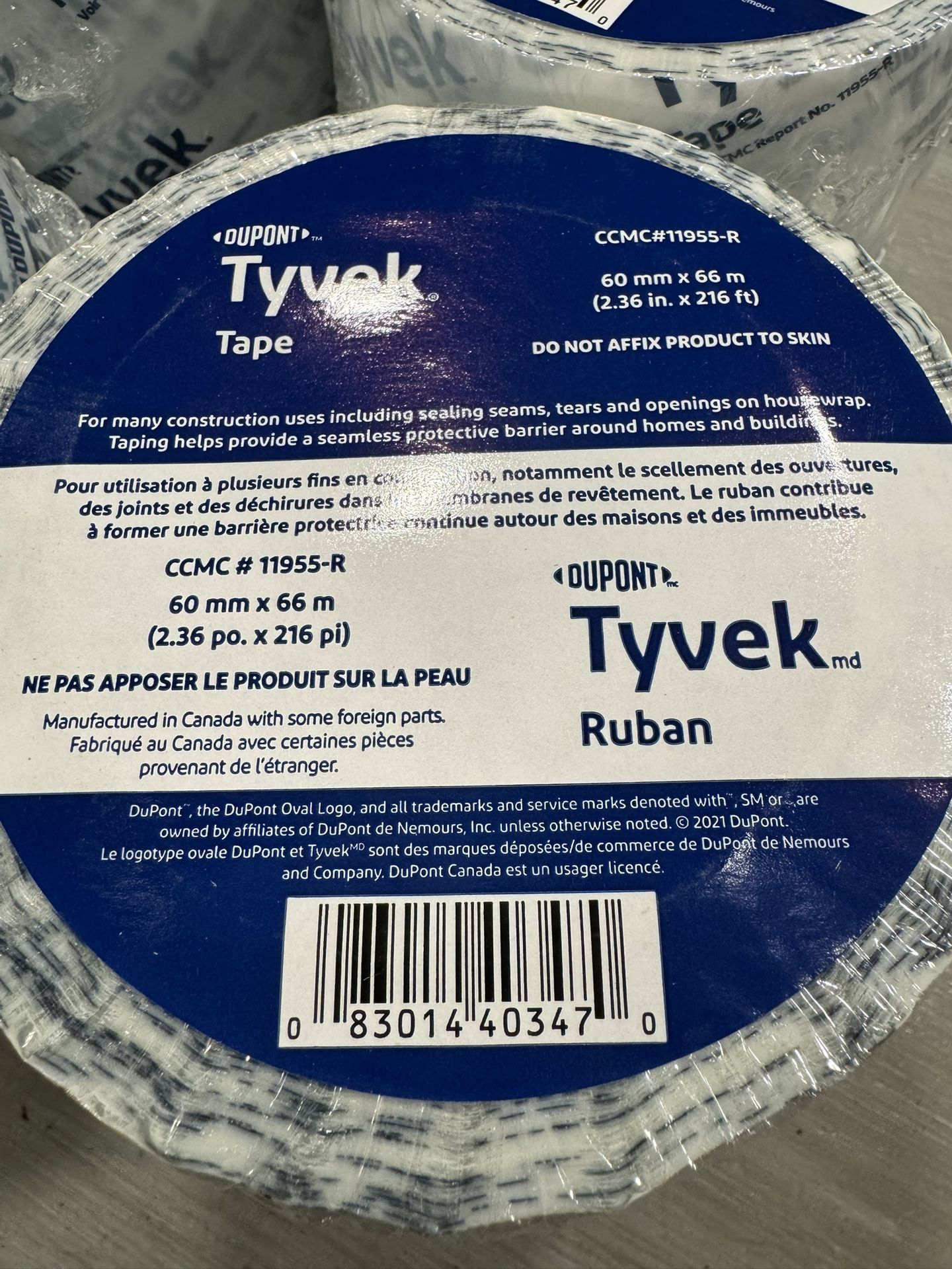 8 New Roll Tyvek