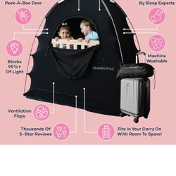 Portable Baby Sleep Tent - Blackout Privacy Pod for Travel (SlumberPod Dupe/ Alternative)