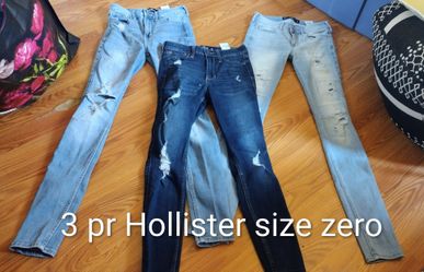 3 pr bundle Hollister jeans size 0R