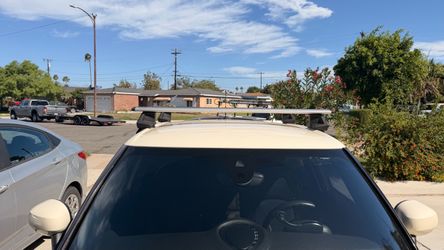 Mini Cooper Thule roof rack With Basket