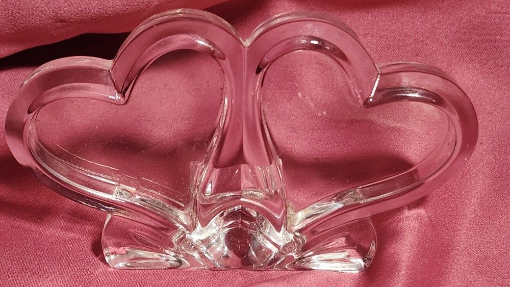 Marquis by Waterford Crystal Sweet Memories Double Heart Photo Frame