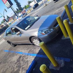 Gold Honda Accord 