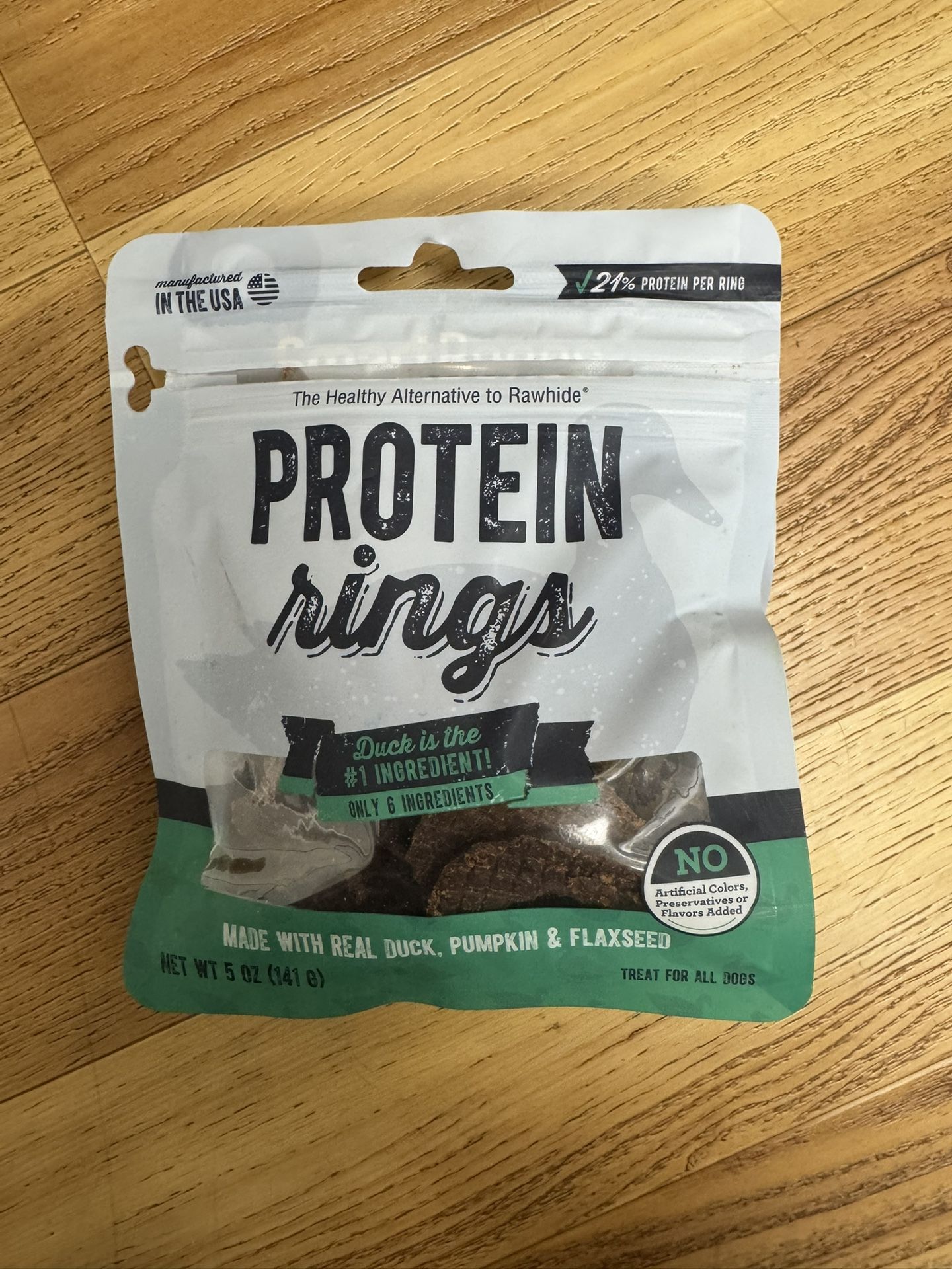 Smart Bones Protein rings dog treats duck flavor