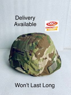 Authentic Gentex Helmet Advanced Combat ACH Size Small 8470-01 With Cushions & Camo Cover