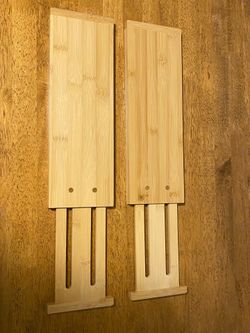 Wooden drawer dividers