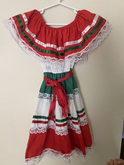 Little girls Mexican dress