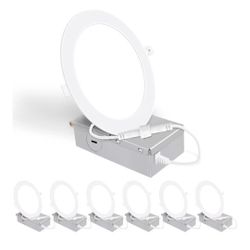 6 Inch Ultra-Thin LED Recessed Lighting with Junction Box