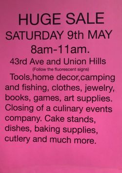 Huge yard sale