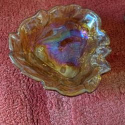 Vintage Carnival Glass Bowl 