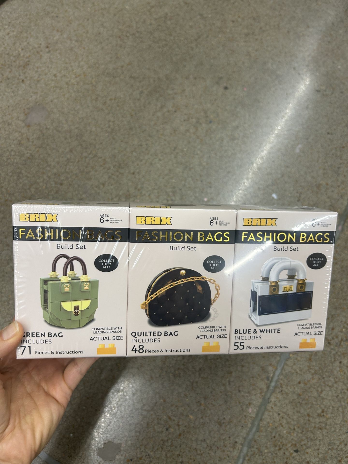 NWT Fashion Bags Building trio Set 