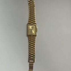 1980’s Vintage Longines 5 Jewels Quartz Gold Plated 