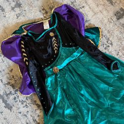 Halloween Costume Disney Frozen Dress (Princess Anna Size 8-11y)