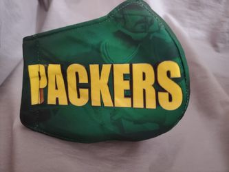 2 Pc set Green Bay Packers Face Mask & Lanyard