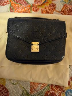 Authentic Black Leather Handbag