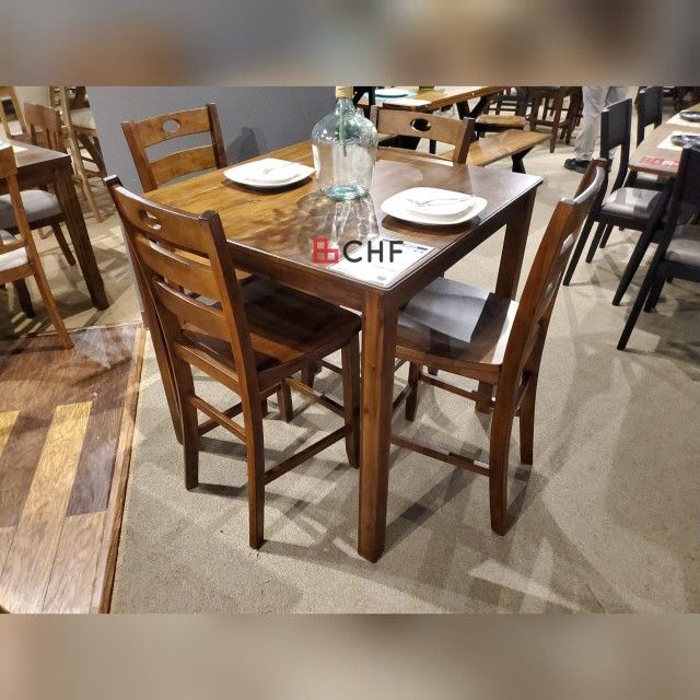 5 Pc Counter Height Dining Table Set
