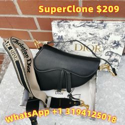 Dior Men's Saddle Bag - Black