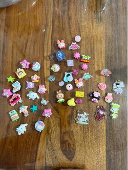 Charms and acrylic beads $25