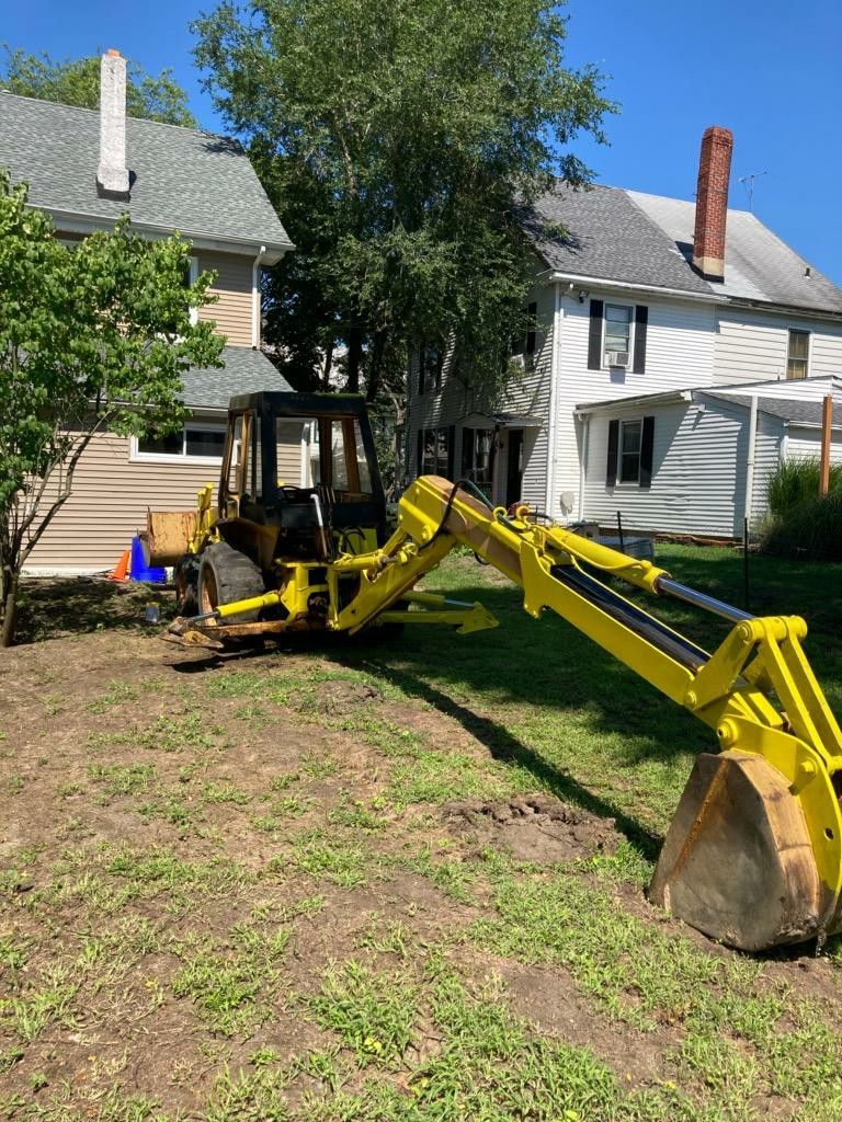 Tractor case backhoe extendable payloader diesel