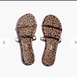 TKEES Leopard Print Sandals 
