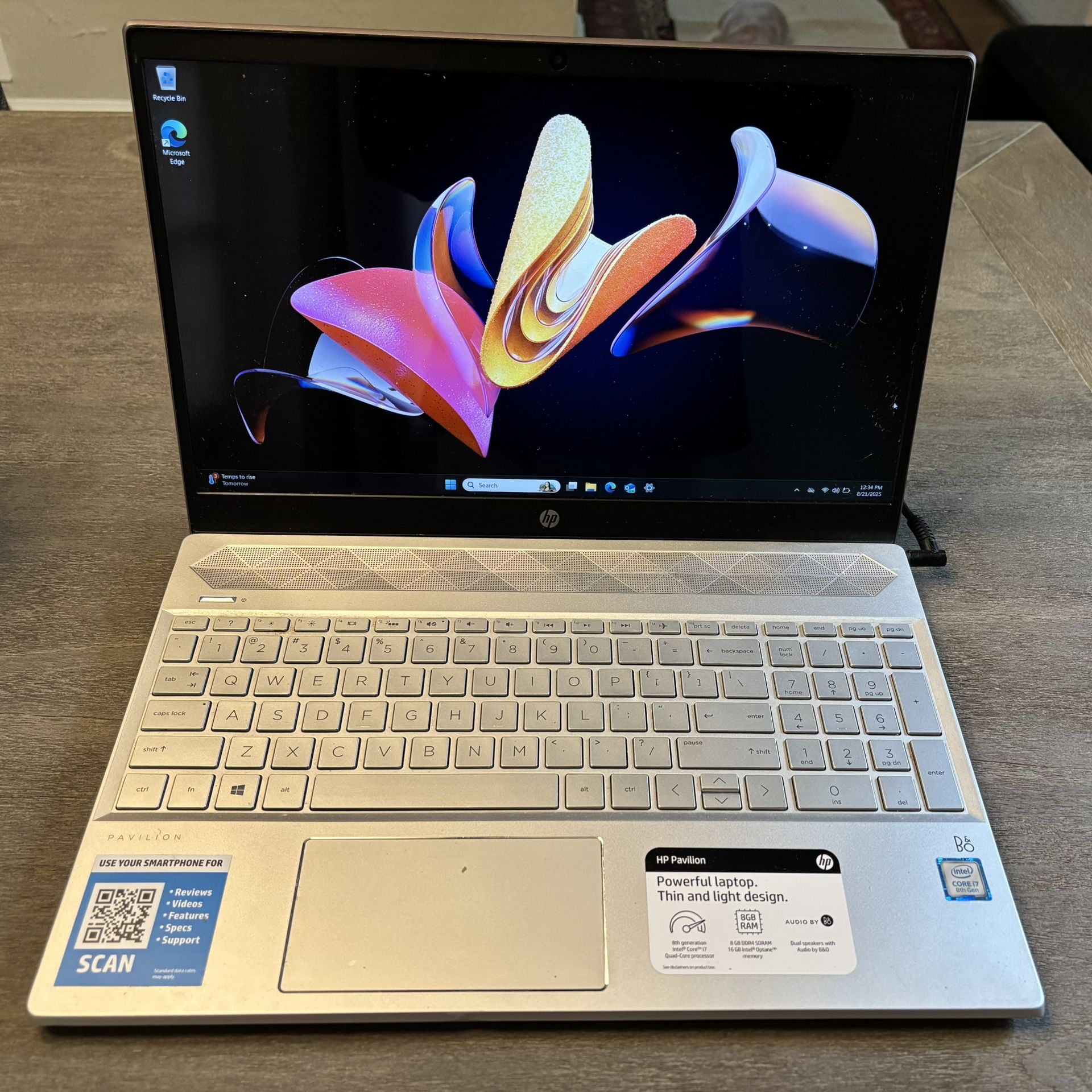 HP Pavilion 15-CS2064 Laptop 16 GB Ram 15” Display 