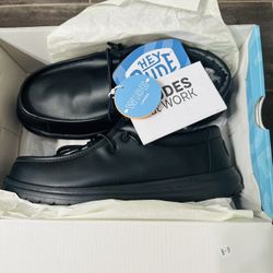 Men’s Heydude Black Wally Work Shoes! 
