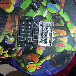 Teenage Mutant Ninja Turtle Electric Guitar And Amp