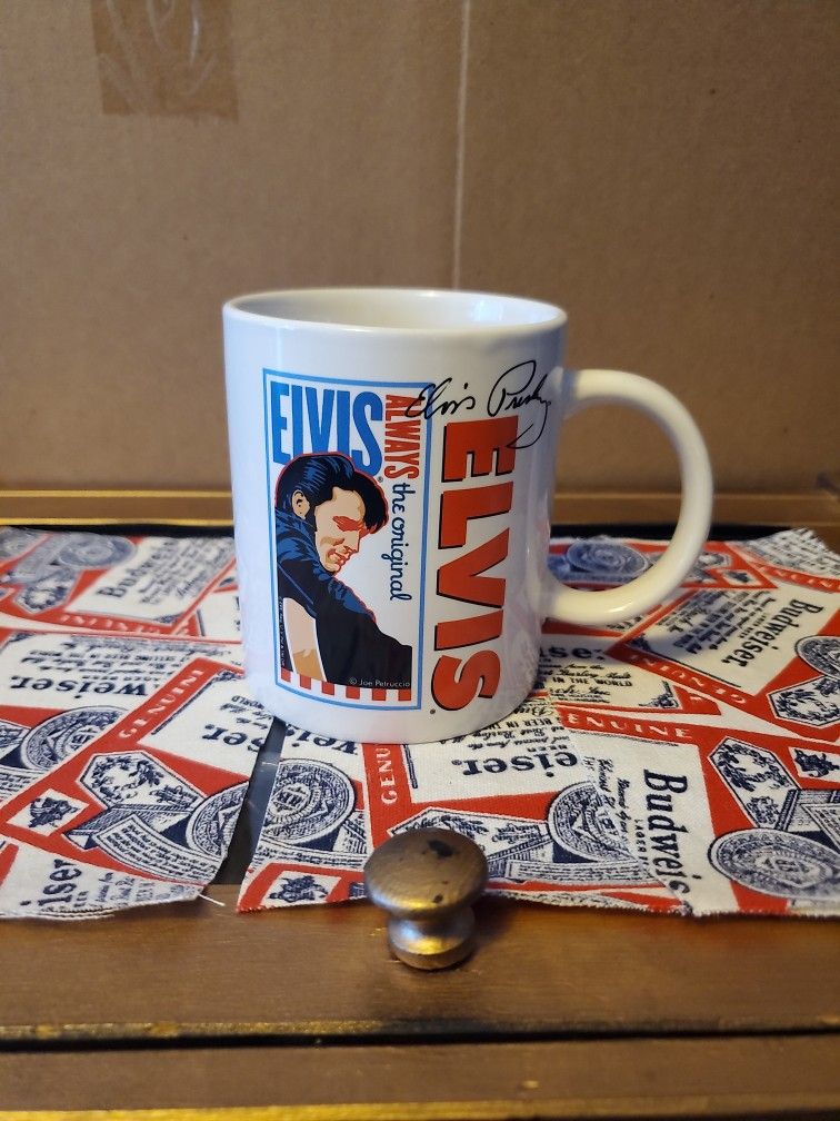 Elvis Presley ceramic coffee cup