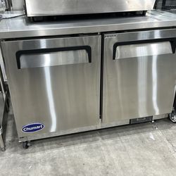 Polarman PLM-UC-48FS 48 1/4" Undercounter Freezer, 12 cu. ft, Stainless Steel, 2 Solid Doors