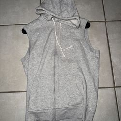 Grey Hoodie/vest 