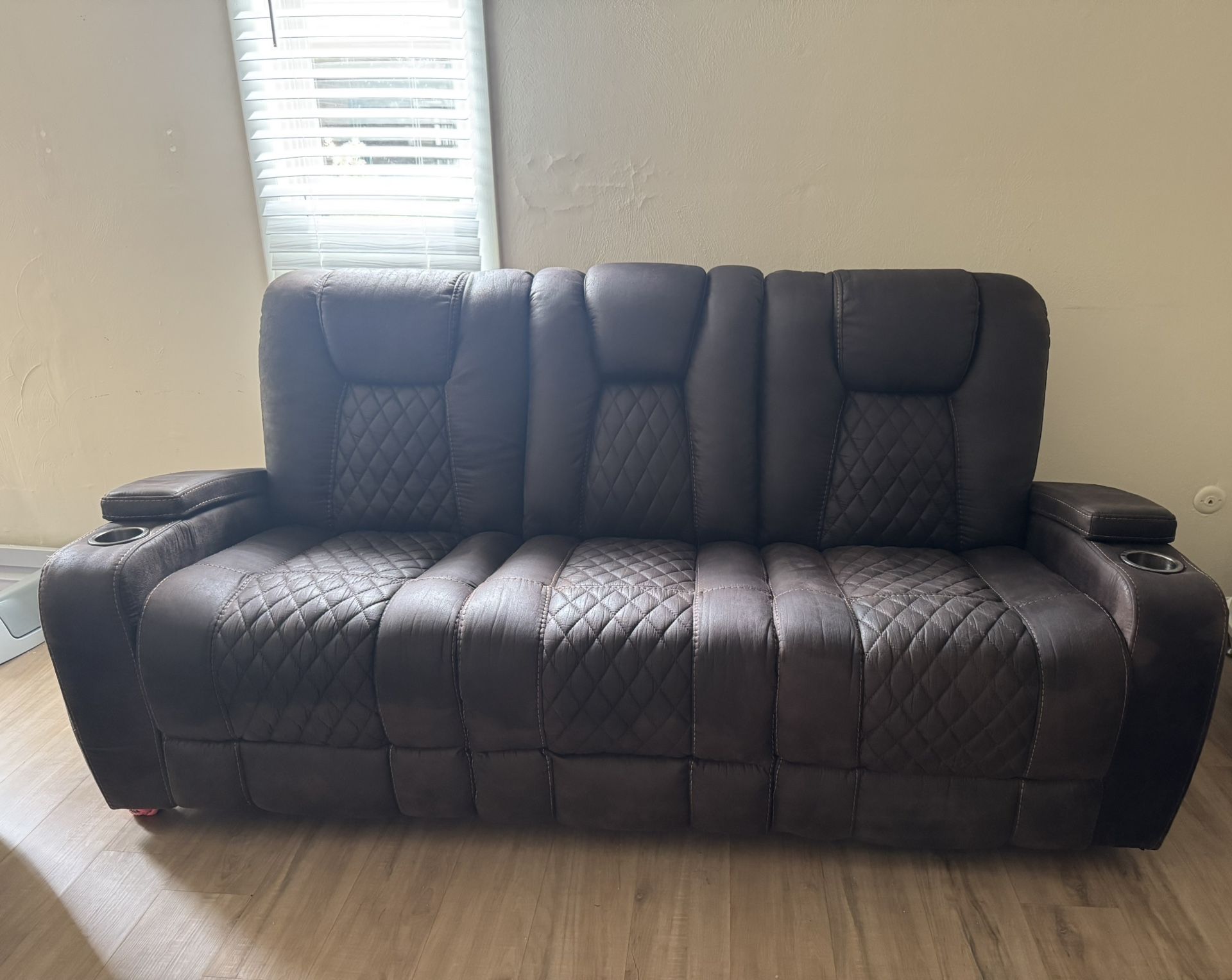 3 Piece Reclining Couch Set