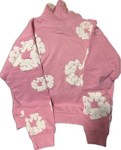 Denim Tears Cotton Wreath Hoodie Pink