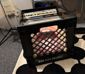 A24 Collapsible Record Crate
