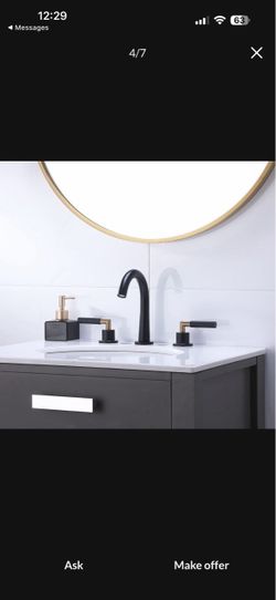 Bathroom Faucet for Sink 3 Hole F22BG